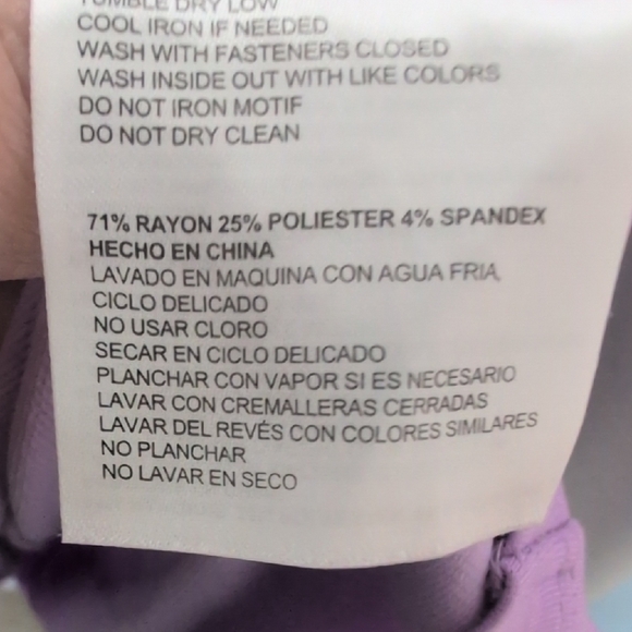 Skechers Lilac Short Sleeve Tee with Knot - Picture 3 of 6